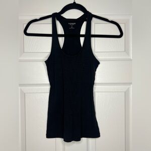Express Black Ribbed Racerback Tank Top – XS | Sexy Basics
